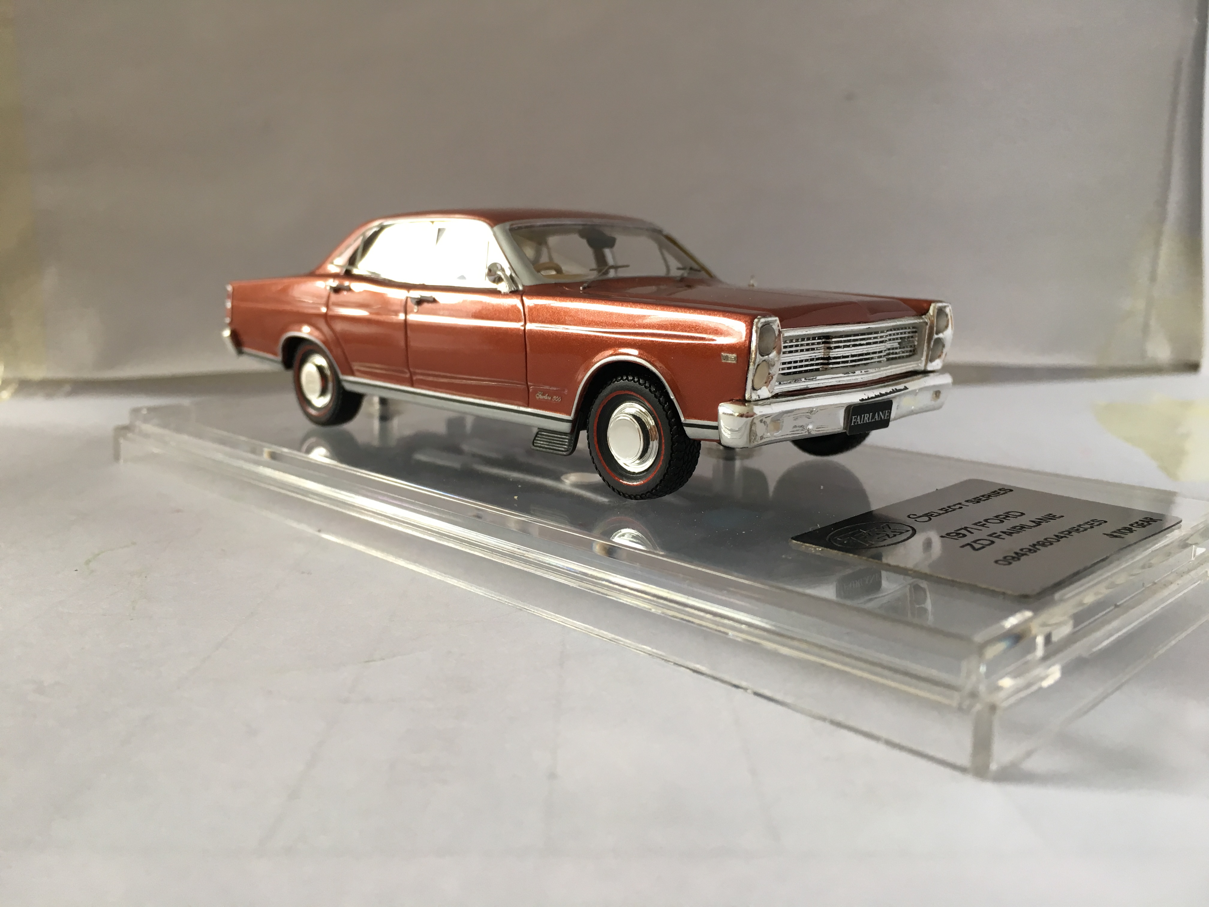 OEM 1/43 brown resin car model