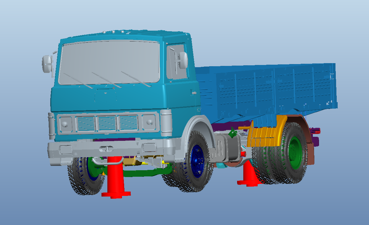 43 scale Diecast Truck model 3d collectible