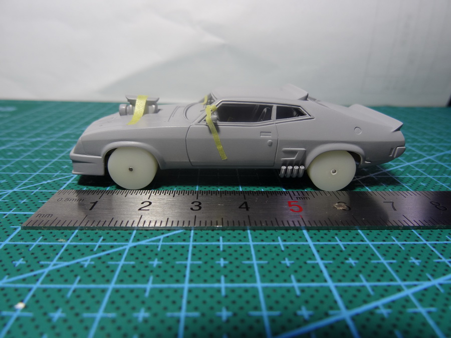 Black interceptor 1/64 scale Mad Max 3d prototype master,3d CNC data reading model