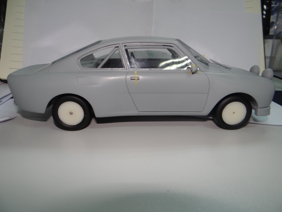 Czech Skoda 1/18 scale grey master,3d CNC data reading model