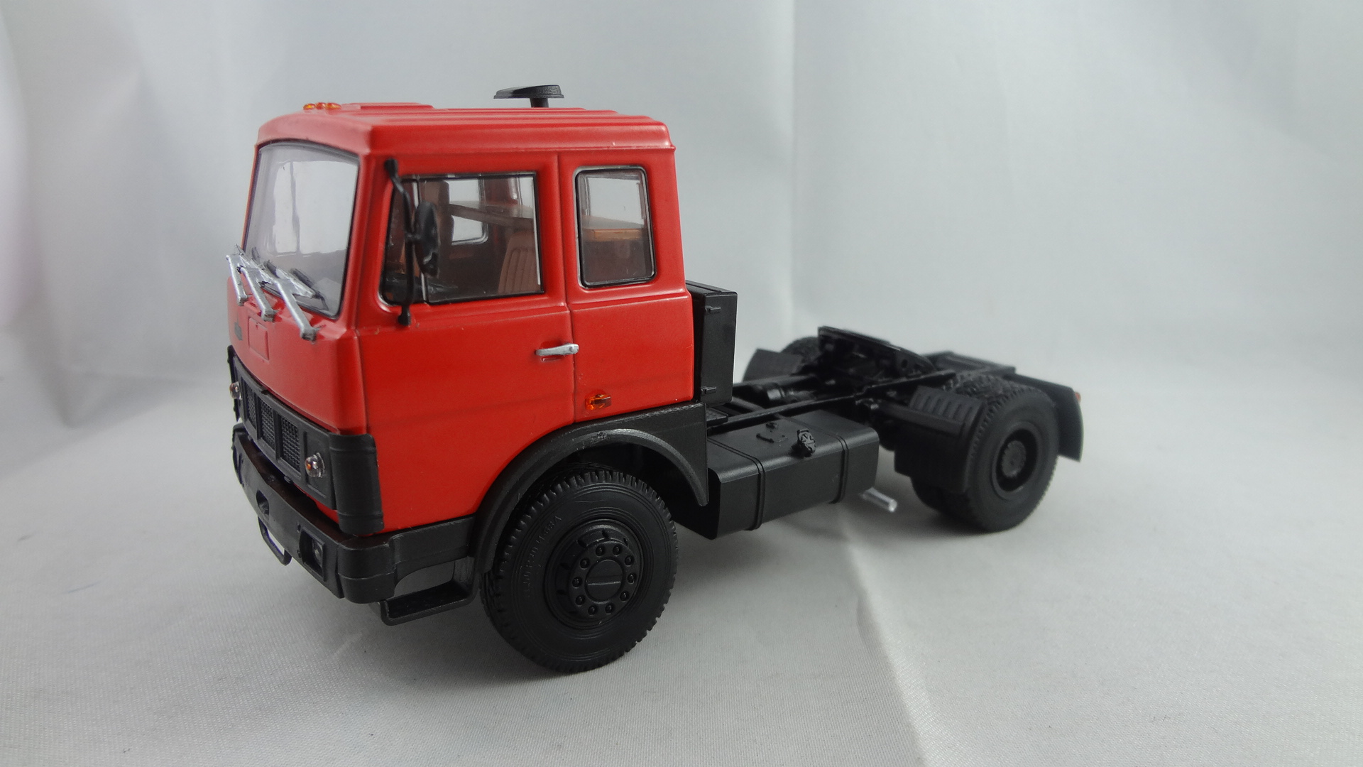 Red Function Maz truck trailer collectible toy