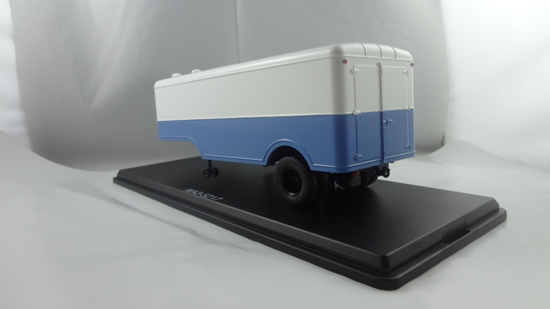 Plastic White and Blue container model collectible toys 