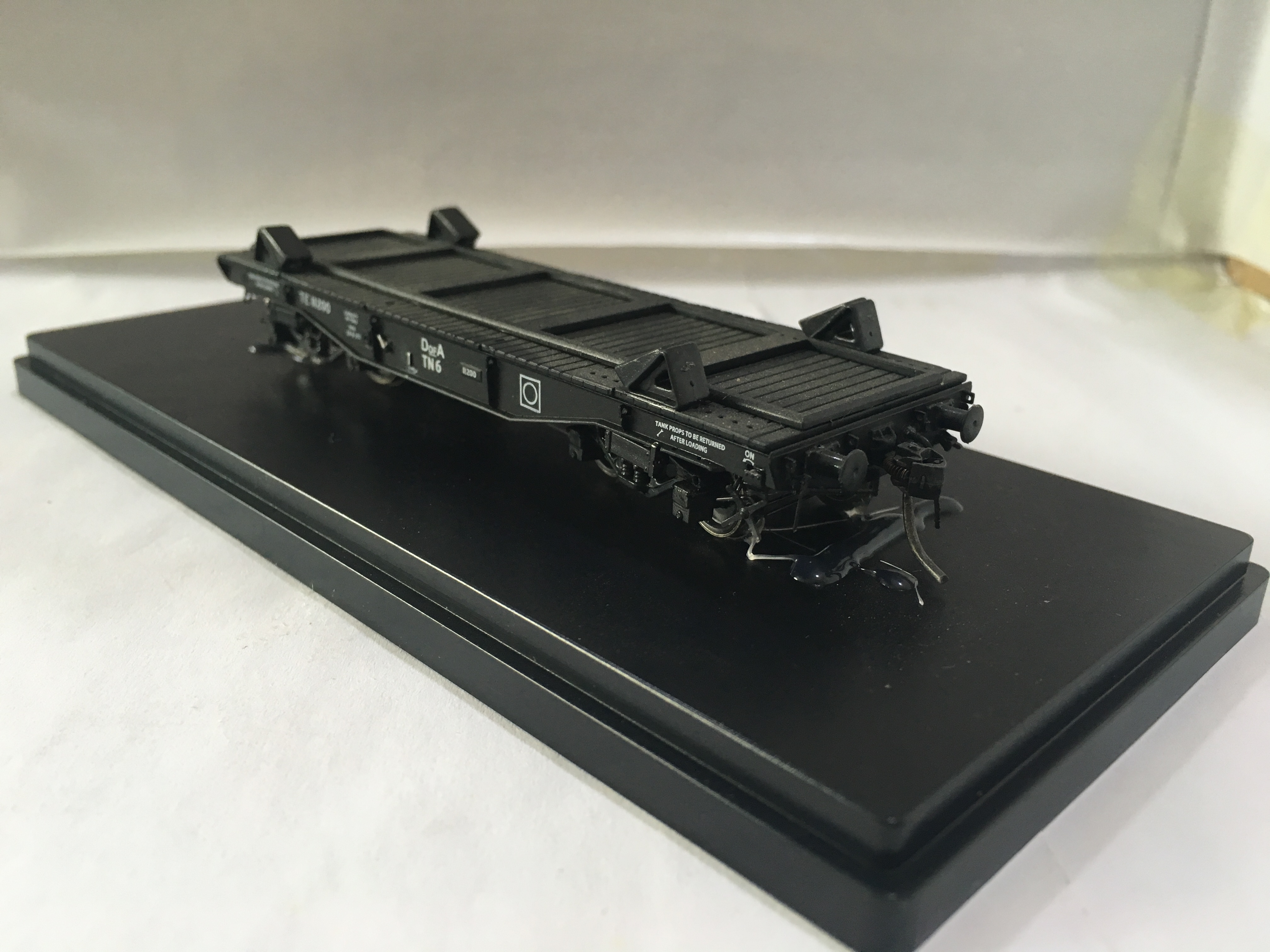 Black Aussie train trailer model collectible