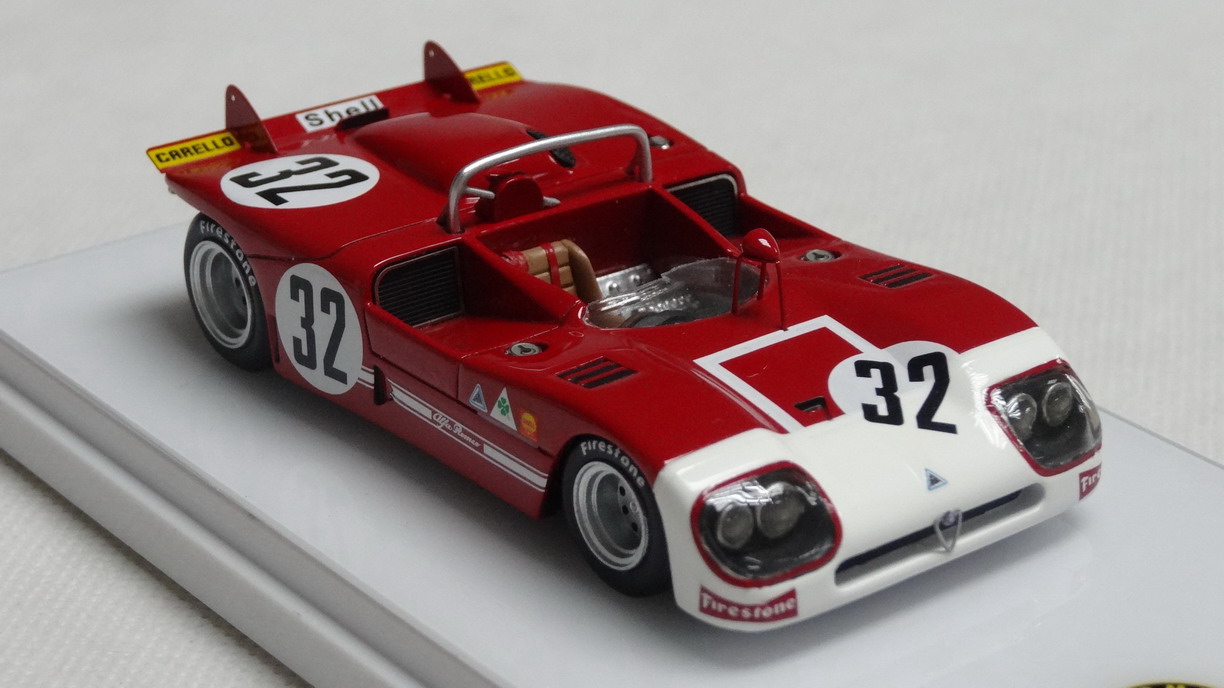 NO.32 TSM 1/43 bright red rally racing model collectable